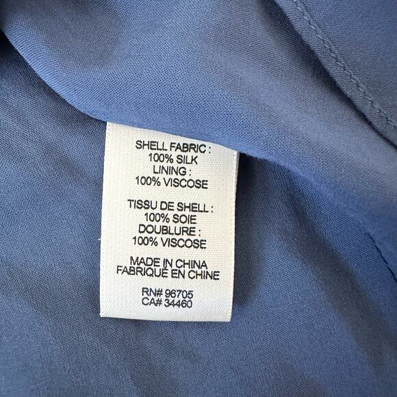 Rebecca Taylor Silk Glitter Gem Chiffon Ruffle Dress - Picture 6 of 8